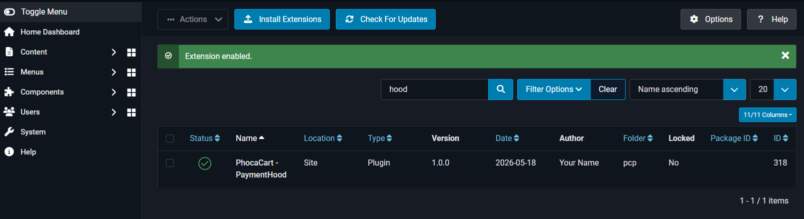 Upload and Install PaymentHood Plugin